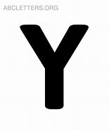 Image result for Letter of Alphabet Y