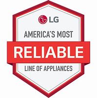 Image result for LG America's Most Reliable Line of Appliances Badge