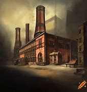 Image result for Old Factory Concept Art