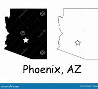Image result for Phoenix Arizona Outline Map