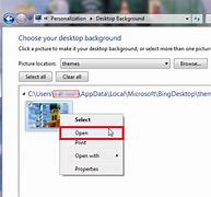 Image result for Bing Desktop Windows 7