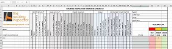 Image result for Warehouse Racking Inspection Checklist