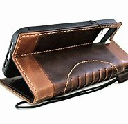 Image result for iPhone 7 Real Leather Wallet Case