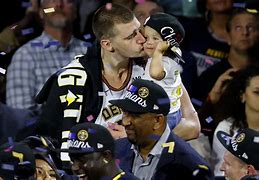 Image result for Nikola Jokic with Family at NBA Finals