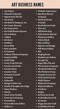 Image result for Art and Craft Names for a Business