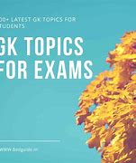 Image result for General Knowledge Topics