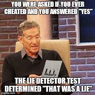 Image result for Lie Detector Test Meme