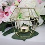 Image result for Gold Square Candle Holders