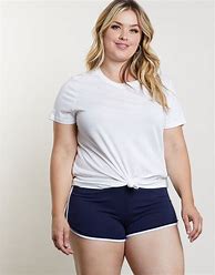 Image result for Plus Size Athletic Shorts