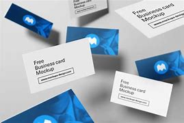 Image result for Business Card Mockup Floating in Space