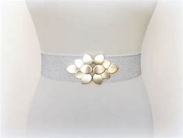 Image result for Wide Silver Belts for Women