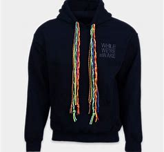 Image result for Black Hoodie with Strings