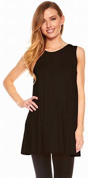 Image result for Women's Black Tunic Tops