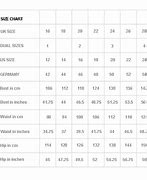 Image result for Plus Size Conversion Chart