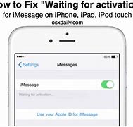 Image result for iMessage Stuck On Waiting for Activation