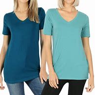 Image result for Woman in Tee Shirt Only
