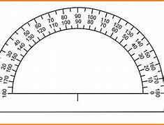 Image result for Print Off Protractor