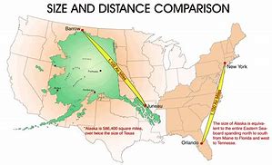 Image result for Alaska Size Comparison Map