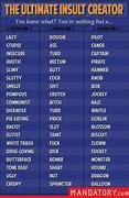 Image result for Fancy Insults