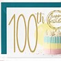 Image result for Personalized 100th Bday Cards