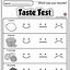Image result for Five Senses Worksheet Test