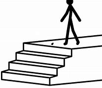 Image result for Man Stumbling Down Stairs GIF