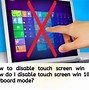 Image result for Disable Touch Screen