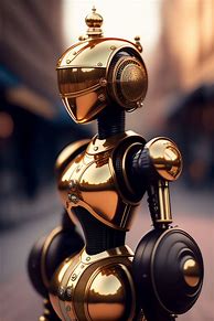 Image result for Steampunk Humanoid Robot