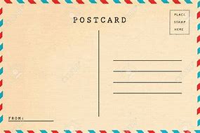 Image result for Blank Postcard Stock