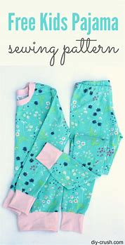 Image result for Girls Pajama Pattern