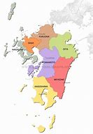 Image result for Kyushu Prefecture. Map