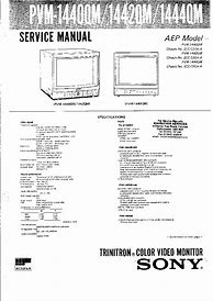 Image result for Sony PVM Exploded Diagram