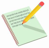 Image result for Notebook Paper and Pencil Clip Art