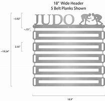 Image result for Belt Display Rack Judo