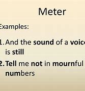 Image result for Meter Definition Ela
