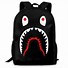 Image result for Black BAPE Shark Backpack