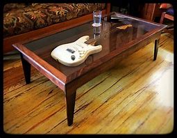 Image result for Guitar Display Case Coffee Table