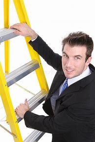 Image result for Man On Ladder