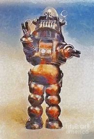 Image result for Fi Sci Vintage Robot Art