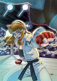 Image result for KARATE Girl Martial Arts Drawings