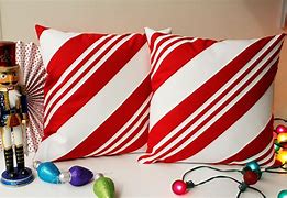 Image result for Candy Cane Striped Pillow Covers