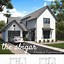 Image result for Narrow Lot House Plans Modern Farmhouse