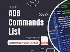 Image result for Basic Adb Commands