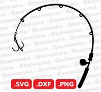 Image result for Bending Fishing Rod SVG