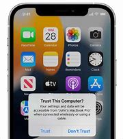 Image result for White Screen Trust iPhone On iTunes