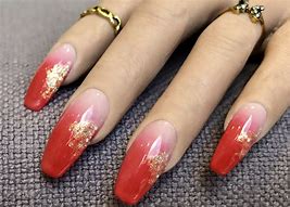 Image result for Red Gel Nail Styles
