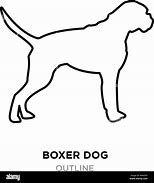 Image result for Boxer Dog Outline
