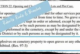 Image result for Cemetery Rules and Regulations