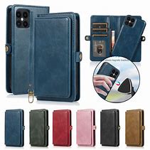 Image result for Leather iPhone 12 Wallet Case
