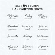 Image result for Script Writing Font